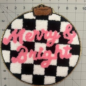 Super cute holiday Christmas iron on patch